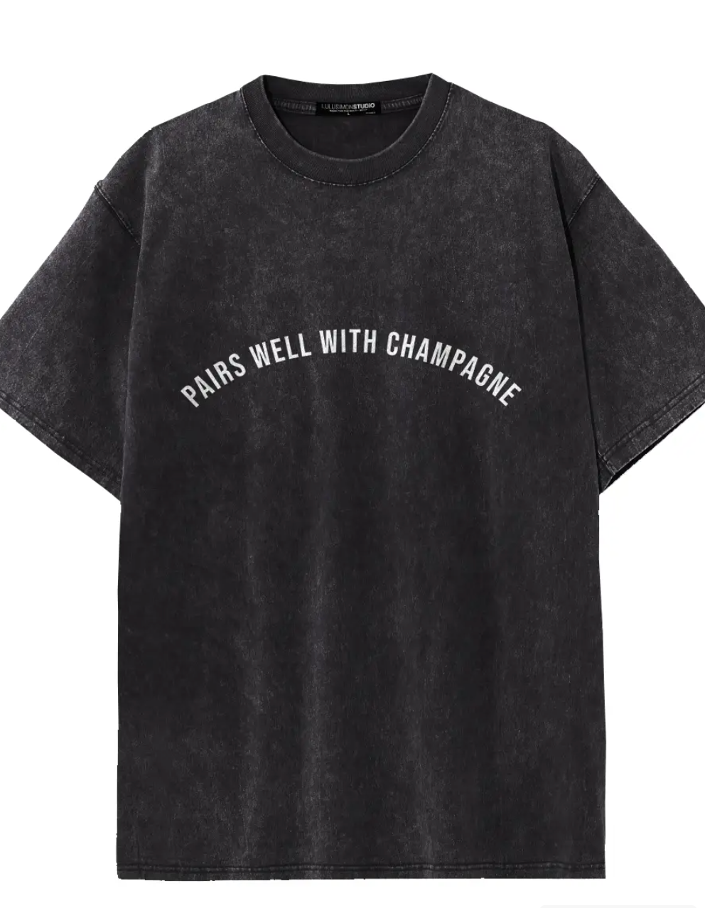 Pairs Well With Champagne ® Vintage Wash Tee